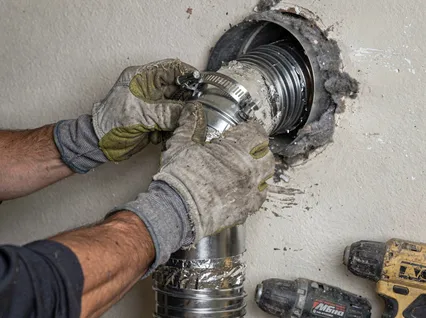 Dryer Vent Hose Installation in Norco